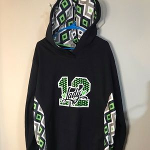 Seahawks lady 12 hoodie NWT 4x